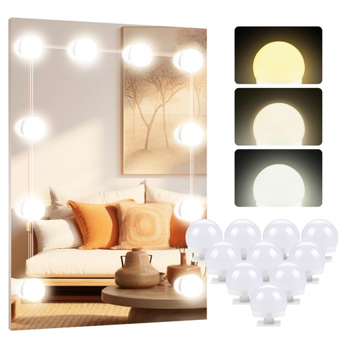Led spiegelleuchte 10er set - led,